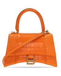 balenciaga hourglass bag orange