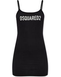 DSquared² - Dress With Logo - Lyst