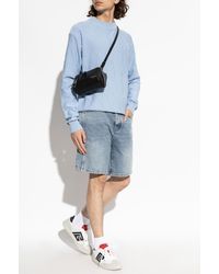 Balmain - Sweater With Embroidered Logo - Lyst