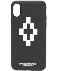 Marcelo Burlon Iphone X Cross 3d Case - Black