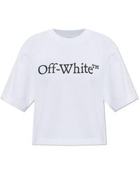Off-White c/o Virgil Abloh - Short Loose-Fit T-Shirt - Lyst