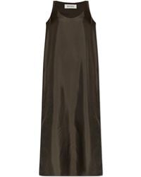 Rohe - Silk Dress With Spaghetti Straps - Lyst