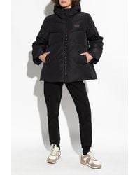 EA7 - Padded Jacket With Hood - Lyst