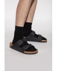 Birkenstock - 'Arizona Bs' Slides - Lyst