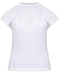 AVAVAV - T-Shirt With Ruching - Lyst