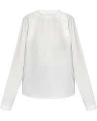 Emporio Armani - Long-Sleeve Top - Lyst