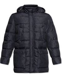 Etro - Down Jacket With Detachable Hood - Lyst