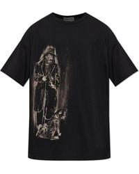 Yohji Yamamoto - T-Shirt With Print - Lyst