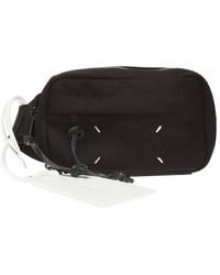 Maison Margiela Belt Bag With Decorative Charm - Black