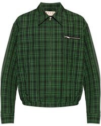 Marni - Jacket With A Plaid Pattern - Lyst