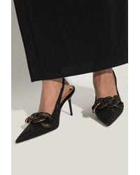 Kurt Geiger - Heeled Shoes With Shimmering Crystals - Lyst