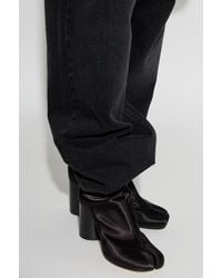 Maison Margiela - Heeled Ankle Boots With 'Tabi' Cut-Out - Lyst