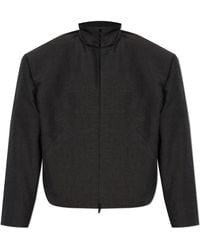 Balenciaga - Jacket With Stand-Up Collar - Lyst