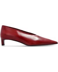 Jil Sander - Leather Heeled Shoes - Lyst