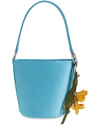 Self-Portrait - Satin Bag With Keychain - Lyst