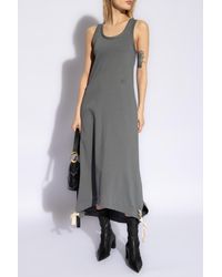 Jil Sander - + Cotton Dress With Logo, - Lyst