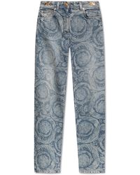 Versace - Jeans With "Barocco" Pattern - Lyst