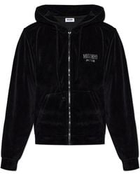 Moschino - 'Active' Hooded Zip-Up Sweatshirt - Lyst