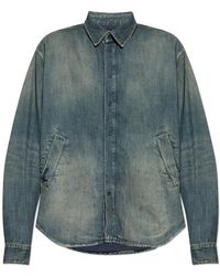 Balenciaga - Denim Shirt - Lyst