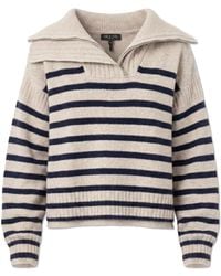 Rag & Bone - Sweater With A Zip Collar - Lyst