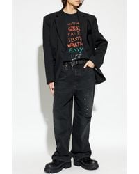 Vetements - Vintage-Effect Jeans - Lyst