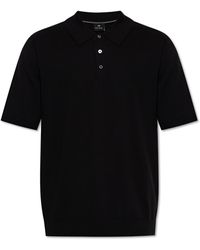 Paul Smith - Polo Shirt With Logo-Shaped Patch - Lyst