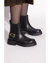 Ferragamo - Chelsea Boots 'Tia' - Lyst