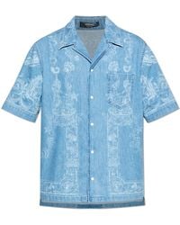 Versace - Denim Shirt - Lyst