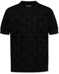 Dolce & Gabbana - Silk Polo - Lyst