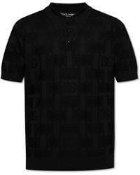 Dolce & Gabbana - Silk Polo - Lyst
