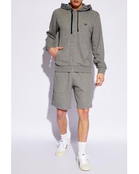 Emporio Armani - Hoodie With Logo, - Lyst