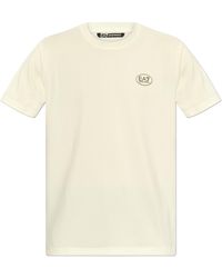 EA7 - T-Shirt With Logo - Lyst