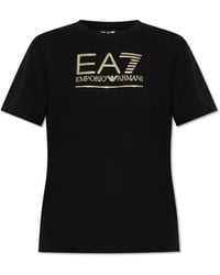 EA7 - T-Shirt From The "Sustainability" Collection - Lyst