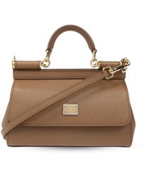 Dolce & Gabbana - Sicily Small Shoulder Bag, - Lyst