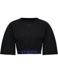 Off-White c/o Virgil Abloh - Short Top With Logo - Lyst