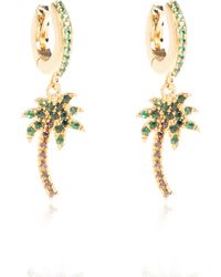 Palm Angels - Earrings With Logo - Lyst