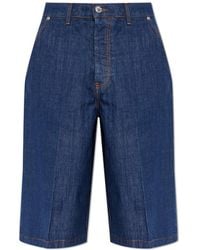 Ami Paris - Denim Shorts - Lyst