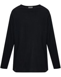 Yohji Yamamoto - Wool Sweater With A Round Neckline - Lyst