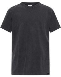 Courreges - T-Shirt With Logo Patch - Lyst