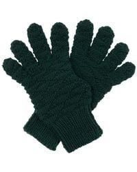 Bottega Veneta Wool Gloves - Green