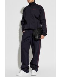 McQueen - Sweatpants With Leg Seam Detailing - Lyst