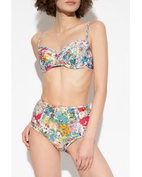 Zimmermann - Swimsuit Top With Floral Pattern - Lyst