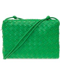 bottega veneta LOOP medium shoulder bag Turquoise Leather ref.862624 - Joli  Closet