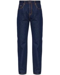 Versace - Jeans With Slightly Tapered Legs - Lyst