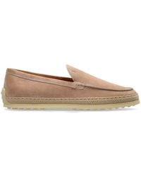 Tod's - Suede Shoes Type Loafers - Lyst