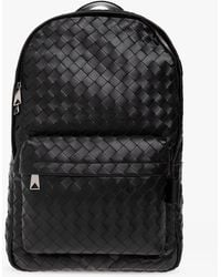 Bottega Veneta - Medium Intrecciato Leather Backpack - Lyst