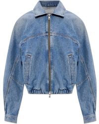 Agolde - 'Dixon Cocoon' Denim Jacket - Lyst