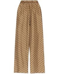 Max Mara - Silk Trousers 'Clarino' - Lyst