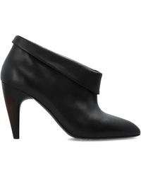 Isabel Marant - Leather Heeled Ankle Boots "Janela" - Lyst