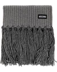 Moschino - Scarf With Fringes - Lyst